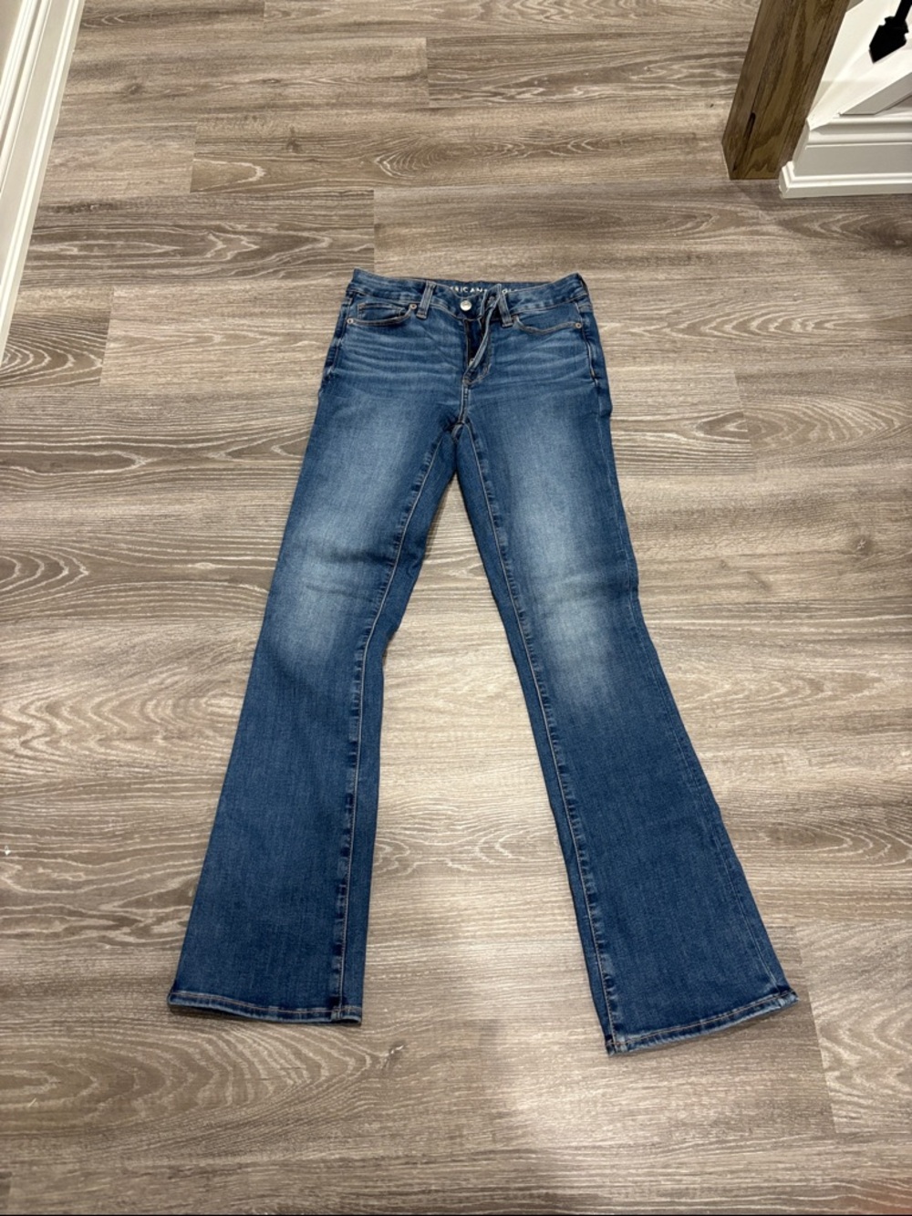 American Eagle Outfitters Women's Blue Flare Jeans